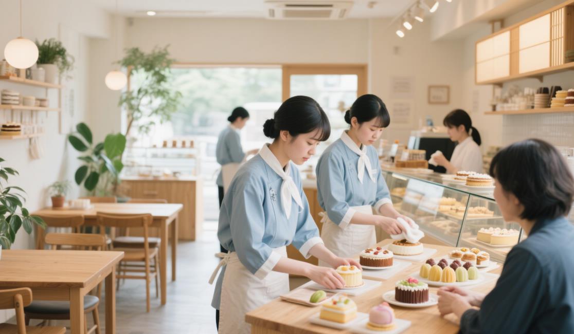 蛋糕房服装效果图